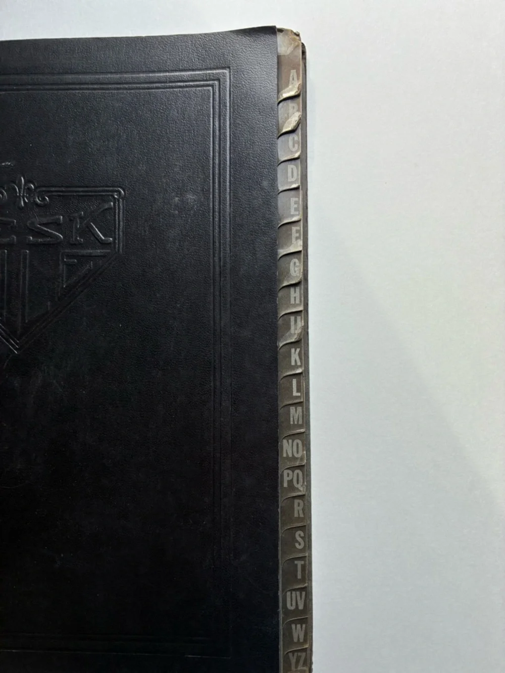 Vintage Alphabetical Desk Organizer File
